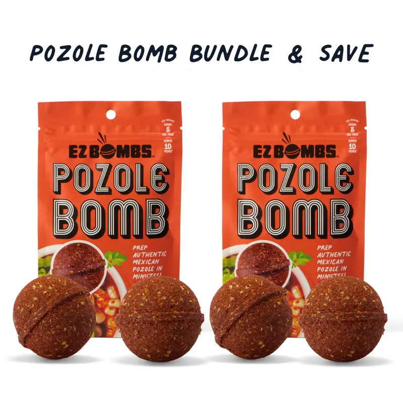 PozoleBombs bundle by EZ Bombs - Seasoning Spice Bomb Flavor for Authentic Mexican Dishes - Traditional