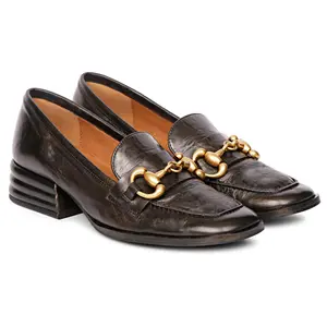 Saint G Leather Heeled Loafers - Jacqueline