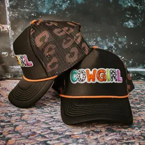 Balloon Cowgirl Printed Mesh Back Cap