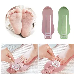 A baby's foot length measuring tape, a foot measuring device for children to buy shoes, and a measuring scale for the measuring device for online shopping by mothers