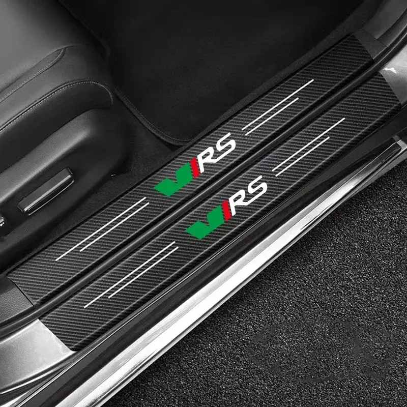 5pcs Car Trunk Bumper Guard Decals for Skoda Octavia A7 A5 Rapid Fabia Yeti Superb Kamiq Karoq Kodiak Scala Citigo Vrs Accessories Car Stickers