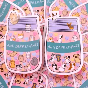 Anti-Depressants Stickers