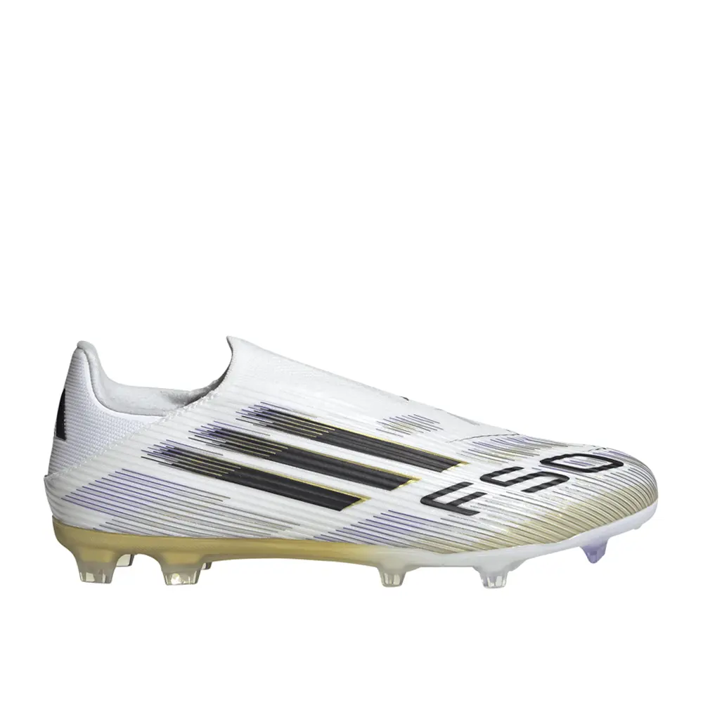 adidas Mens F50 League Laceless Firm GroundMulti Ground Soccer Cleats  - White