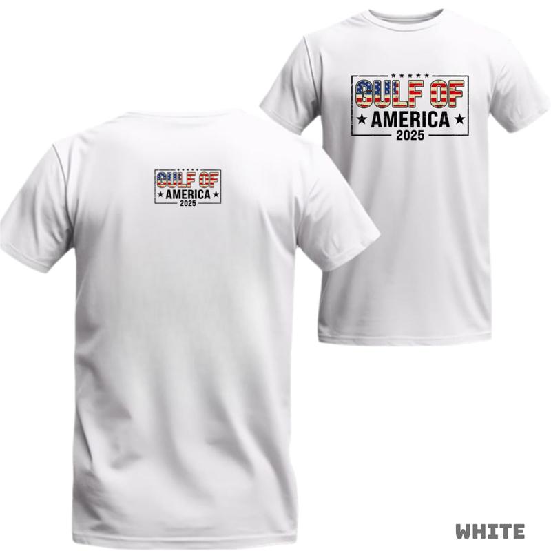American Bay T-Shirt, Patriotic American Flag Design with Year 2025, Stylish Casual T-Shirt for Men and Women, Ideal for Independence Day or Summer Events, Comfortable and Stylish.