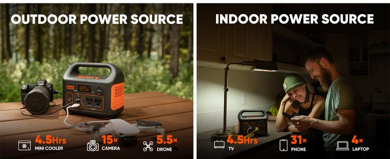 Jackery Solar Generator 300 - Portable Power Station with 293Wh Battery & 102W Fast Charger, 300W AC Outlet (110V) for Outdoor Adventures, Travel & Blackouts Jackery Solar Generator 300 - Portable Power Station with 293Wh Battery & 102W Fast Charger, 300W AC Outlet (110V) for Outdoor Adventures, Travel & Blackouts