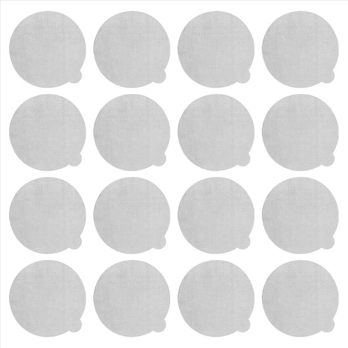 62mm Aluminium Coffee Capsule Foil Lids Bulk Pack (100PCS) - Disposable Seals for Reusable Refillable Pods, Compatible with Nespresso Vertuo Capsules