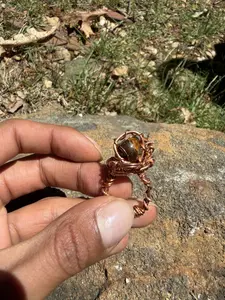 Galaxy “tigers eye” ring