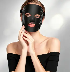 7-Color LED Photon Skincare Face Mask, Rechargeable Silicone Skincare Tool to Improve Visible Signs of Aging, with Eye Protection, Daily Facial Care for Women, Ideal Gift Choice