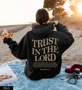 Trust In The Lord Christian Hoodie Jesus Hoodie Jesus Apparel Christian Sweatshirt Aesthetic Hoodie Aesthetic Clothing Trendy   T-shirt, sweater and Hoodie