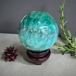 Green Fluorite Sphere 27lb