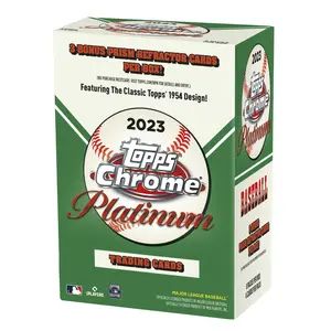 2023 Topps Chrome Platinum Anniversary Baseball 8 Pack Blaster Box (3 Prizms / Box)