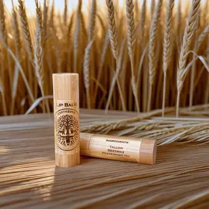 Earth Born Naturals Peppermint Tallow Lip Balm - All Natural Beeswax Chapstick for Dry Lips with Tallow Beeswax & Peppermint Oil - Eco-Friendly & Sensitive Skin Safe