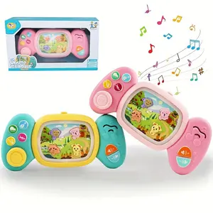 The Learning Journey Early Learning -Baby Remote Toy Game Controller, Baby & Toddler Toy Laugh & Learn Game & Learn Controller Green Pretend Video Game with Music & Lights for Infants Ages 12+ Months