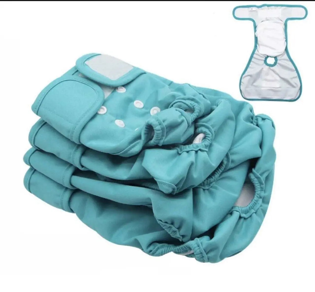 Pet Diaper for Female- Green Pet Diaper for Female- Green
