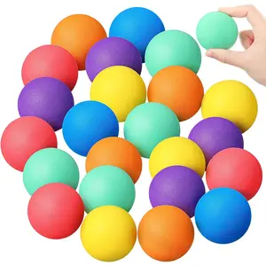 24 Pieces Soft Foam Balls Bulk Lightweight Mini Safe Indoor Toy Balls Fun Assorted Colors Sponge Balls Birthday Party Favors Bag Gifts for Boys and Girls