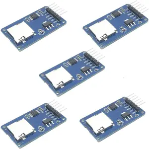 5 count  SD TF Card Adater Reader Module 6Pin SPI Interface Driver Module with chip Level Conversion for Arduino  R3 MEGA 2560 Due