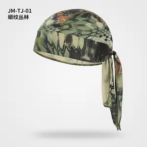 Outdoor sports cycling pirate hat Quick-drying sports headscarf Moisture wicking and breathable sunscreen headgear, pirate headscarf, small hat