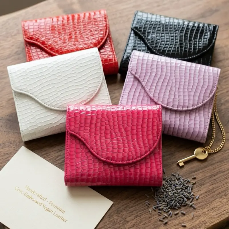 A7 Budget Binder/Purse - 5 Color Options with 4 Unlabeled Envelopes for Organization and Storage