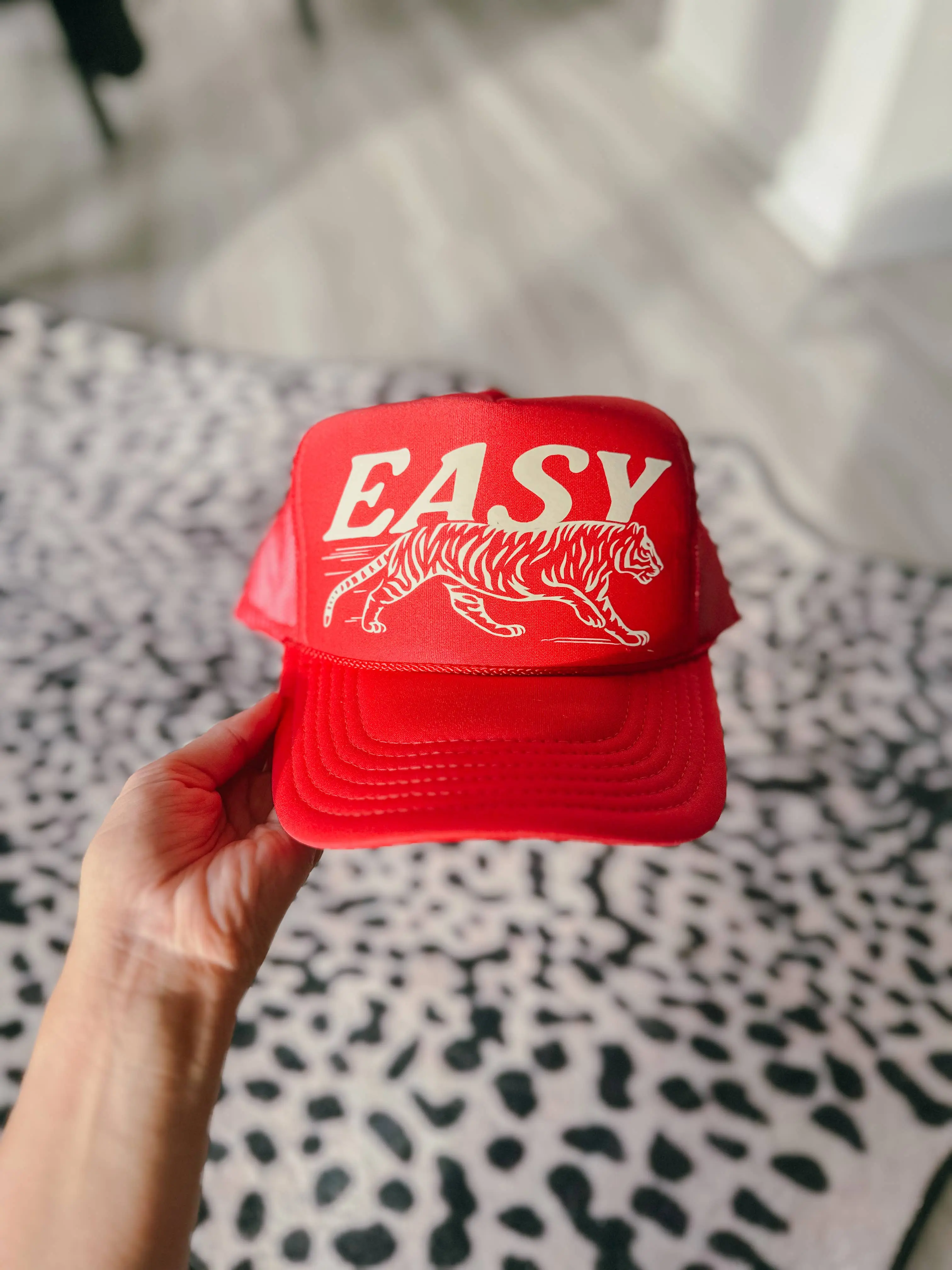 Easy Tiger Fitted Foam Trucker Hat, Casual Hats for Daily Wear