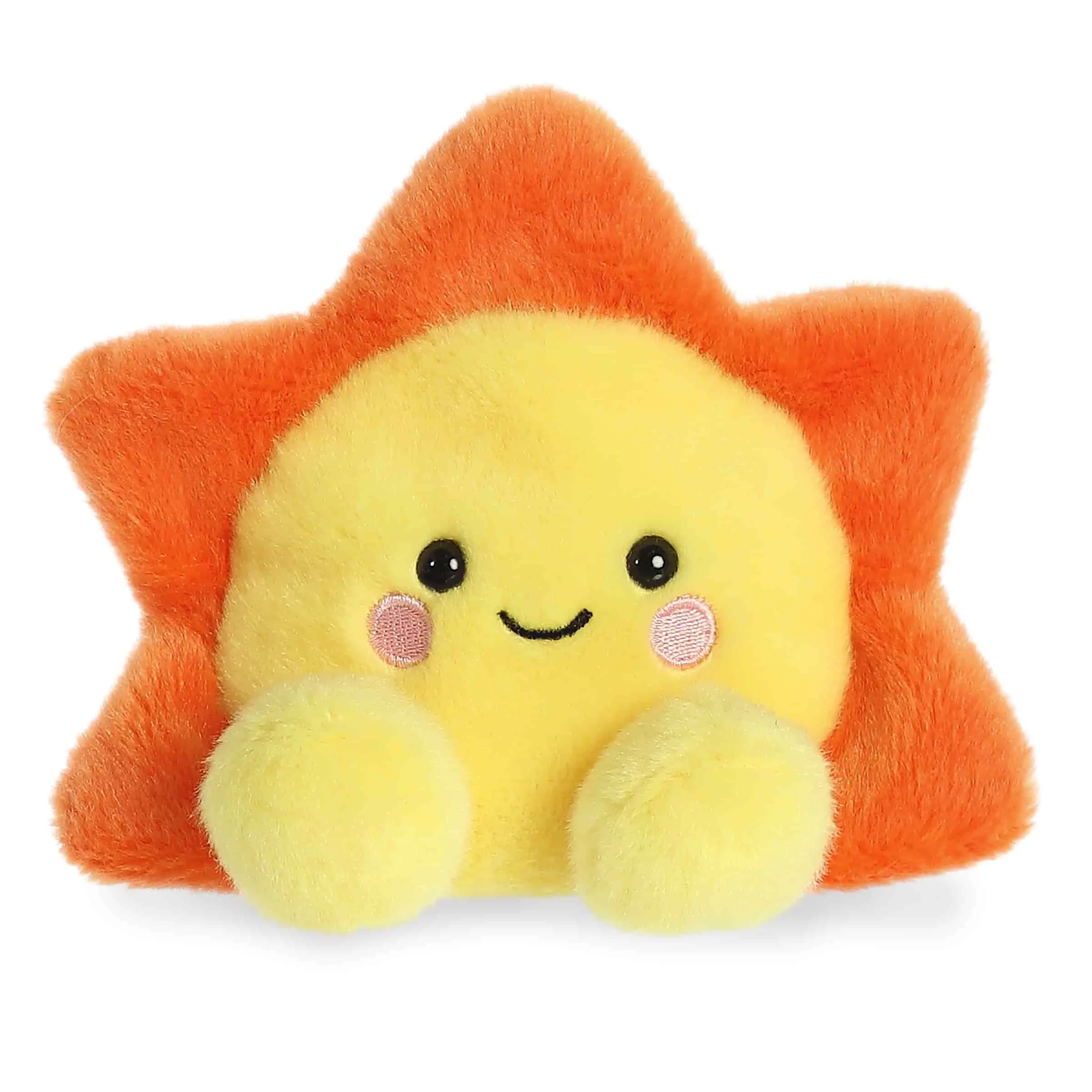 Palm Pals Adorable Rae Sun 5 inch Orange Mini Soft Plush Collectable Stuffed Animal