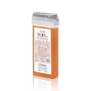 TOP Line Coral Top Formula Soft Wax Cartridge 100ml for Effective Hair Removal & Body Care