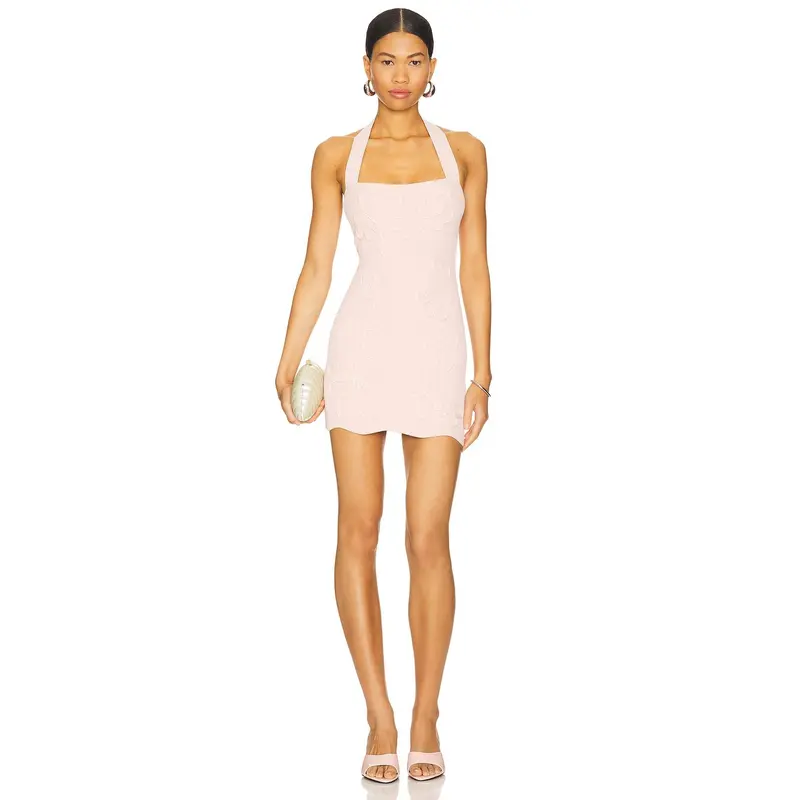 macy's pink homecoming dress Macy Dress in Blush Pink – Macy's Dollhouse main image 0