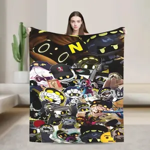 Anime Murder Drones Blankets Quality Warm  Travel Living Room Fashion Suitable for beds and sofas can also be given as a gift