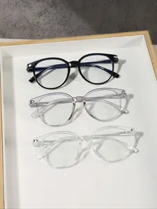 Women's Fashionable Clear Acrylic Eyeglasses, Casual Rectangle Frame Eyeglasses for Everyday Use, Fashion Accessories for Women & Girls