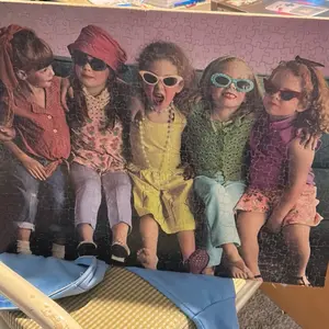 Fancy Girls Puzzle - Cute Wall Hanging Jigsaw Puzzle for Kids and Adults - Fun and Engaging Puzzle for Home Decor