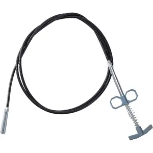 Drain Snake, 79 Inch Drain Clog Remover Tool with 20 Disposable Gloves - Flexible Grabber Claw Hair Drain Cleaner for Sink, Shower, Tub, Toilet, Bathroom & Kitchen Pipes