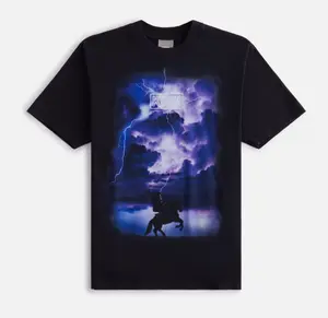 Kith Women's Perfect Storm Vintage Black T-Shirt Size XS