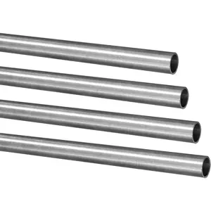 5/16"OD304 Stainless Steel Tube,1mm Thickened Tube Wall & Stainless Steel Pipe,10" Length Round Metal Tube Widely  in various industrial applications(4 Pcs)