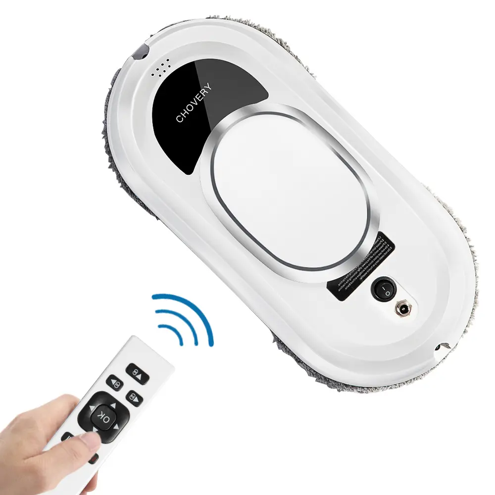 Smart Glass Cleaning Robot with 5600Pa Super Suction and Remote Control for Windows/Tiles/Doors Smart Glass Cleaning Robot with 5600Pa Super Suction and Remote Control for Windows/Tiles/Doors