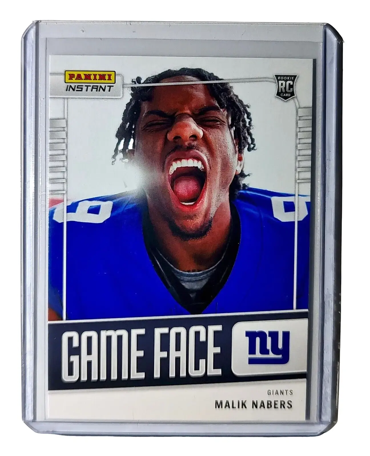 Malik Nabers 2024 Panini Game Face #35 NFL Rookie Card New York Giants 1/331