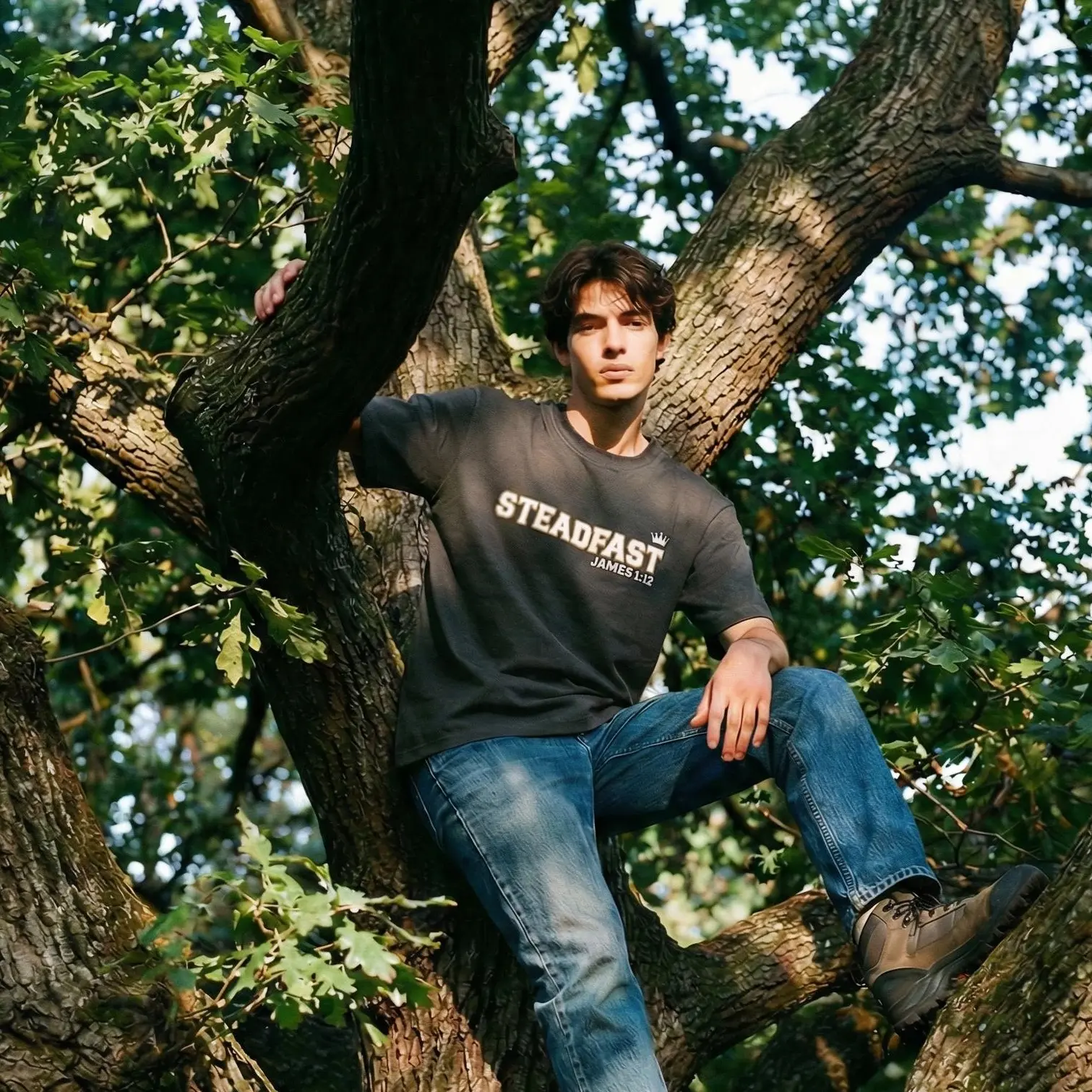 Steadfast Unisex Oversized Garment-Dyed T-Shirt Tshirt