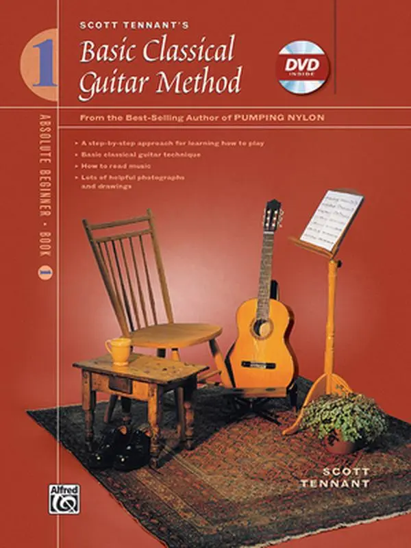 Used Alfred Basic Classical Guitar Tutorial 1 (Book & DVD) by Scott Tennant - Soft Cover, English Language