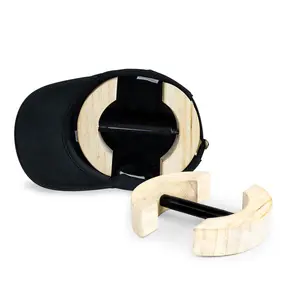 Houseables Hat Stretcher, Fitted Hat Stretcher, Baseball Cap Shaper, Cap Extender, Jack, Sizer, Expander, Resizer, Shaping, Former, Adjustable Wooden Block Spacers for Cowboy, Straw, Fedora, Sombrero