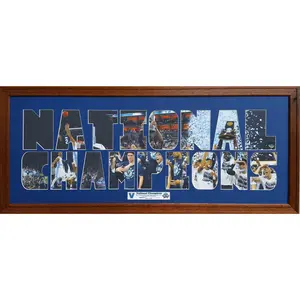 Villanova Wildcats Mens Basketball National Champions Kris Jenkins game winning shot collage panorama 40 x 16 inches