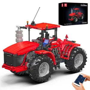 Mould King 17082 Remote Controlled Tractor Red Car Model Building Block Toy Gift 1300 Pieces