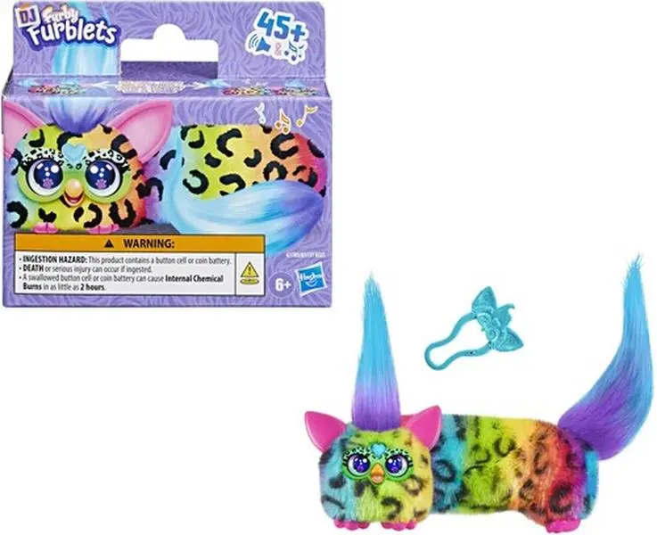 Furby - DJ Furblets - Rain-Bow-Kat  [COLLECTIBLES] Action figurine/statue, Collectible