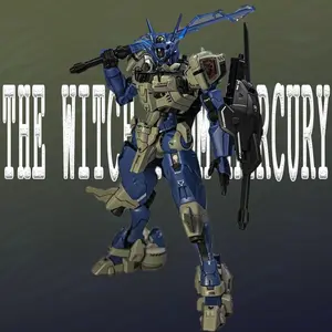 Hg 1/144 PB Lfrith Anavata The Witch From Mercury Mecha Assembly Model Kit Anime Action Figures Decor Collectible Boy Toy Gifts