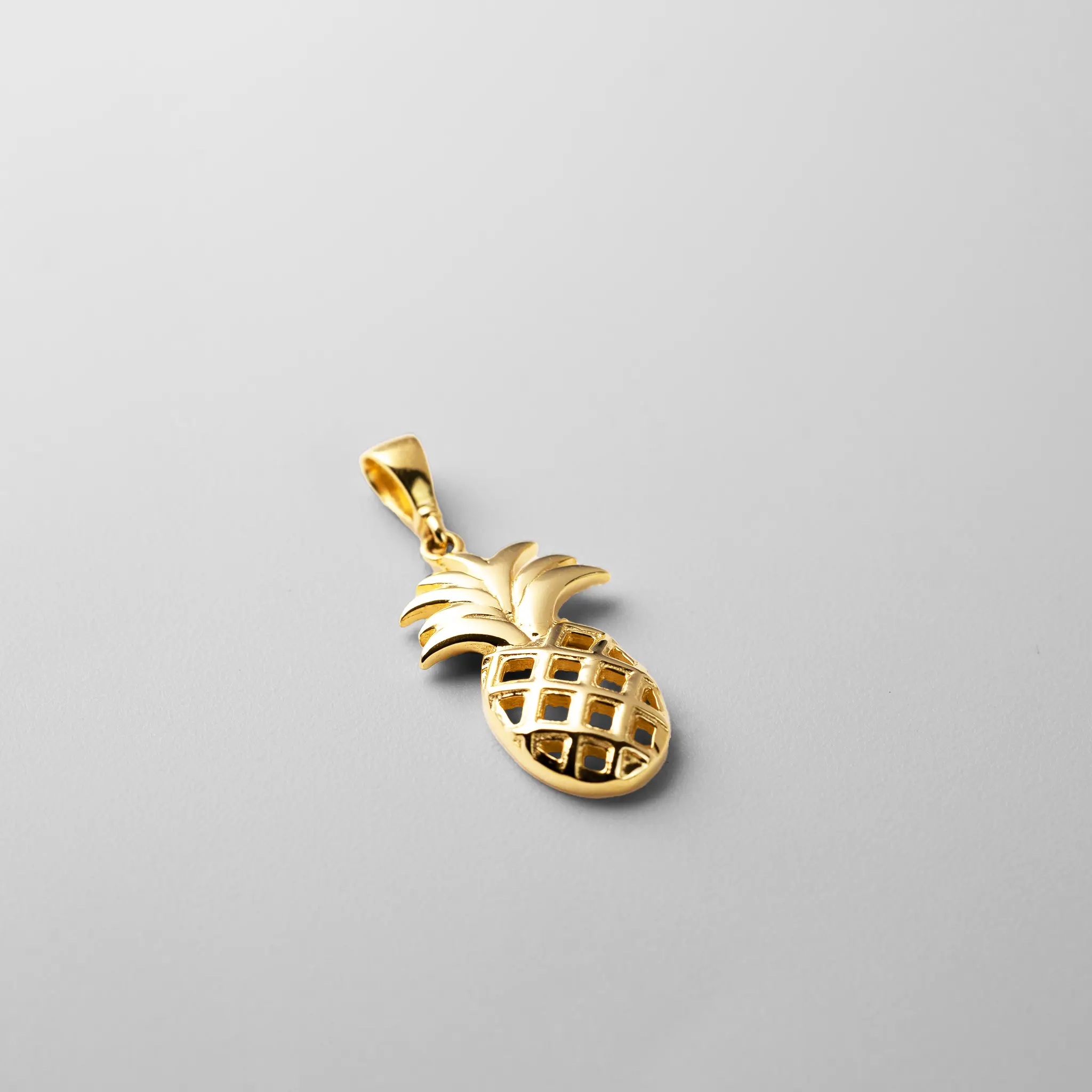 14K Gold Pineapple Pendant - Model PT3120