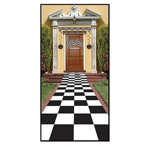 Checkered Runner Rug (24x10'), DDI 1906277, Case of 6