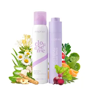 PHOFAY 2 in 1 Bikini Care  Set, Gentle Hair Removal Spray & Soothing Aftercare Serum with Niacinamide, Salicylic Acid & Aloe Vera for Smooth, Soft & Summer-Ready Skin for Women & Men