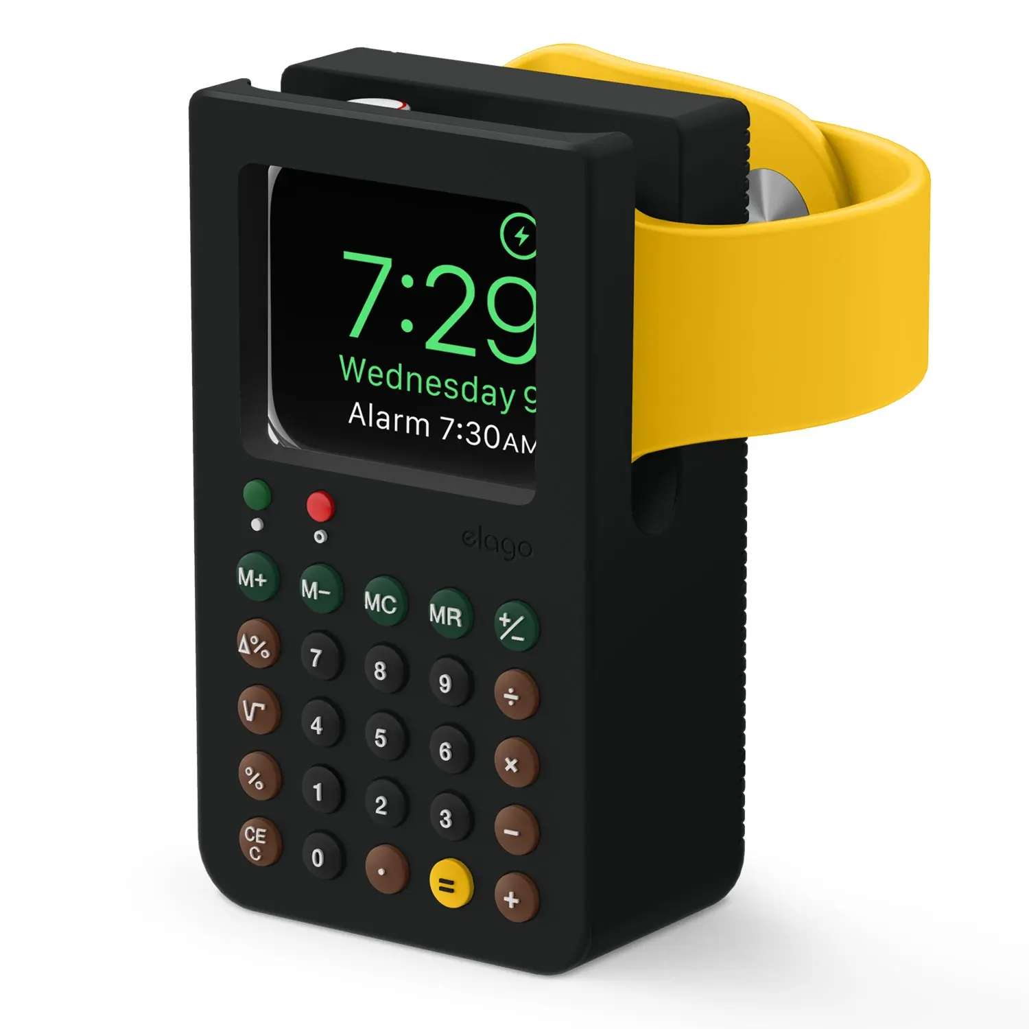 W8 Stand for All Apple Watch Series - Retro Design, Durable Silicone Charger Accessory