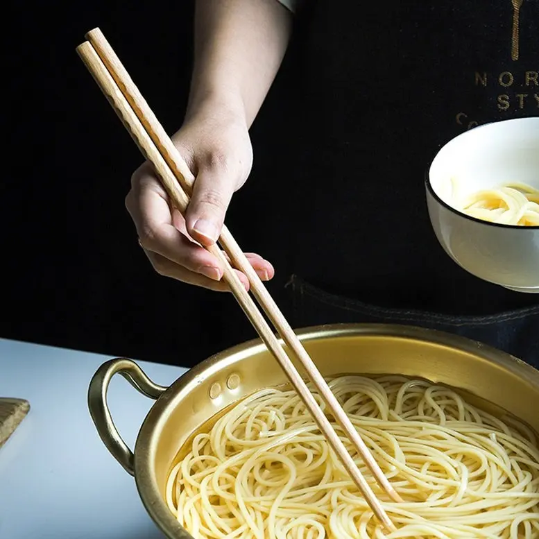 Extra-Long Beechwood Chopsticks for Cooking