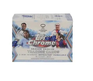 2024/25 Topps Chrome UEFA Women's Champions League Soccer Blaster
