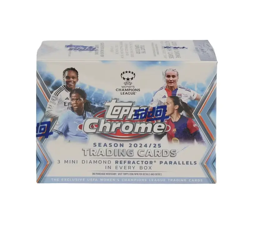 2024/25 Topps Chrome UEFA Women's Champions League Soccer Blaster