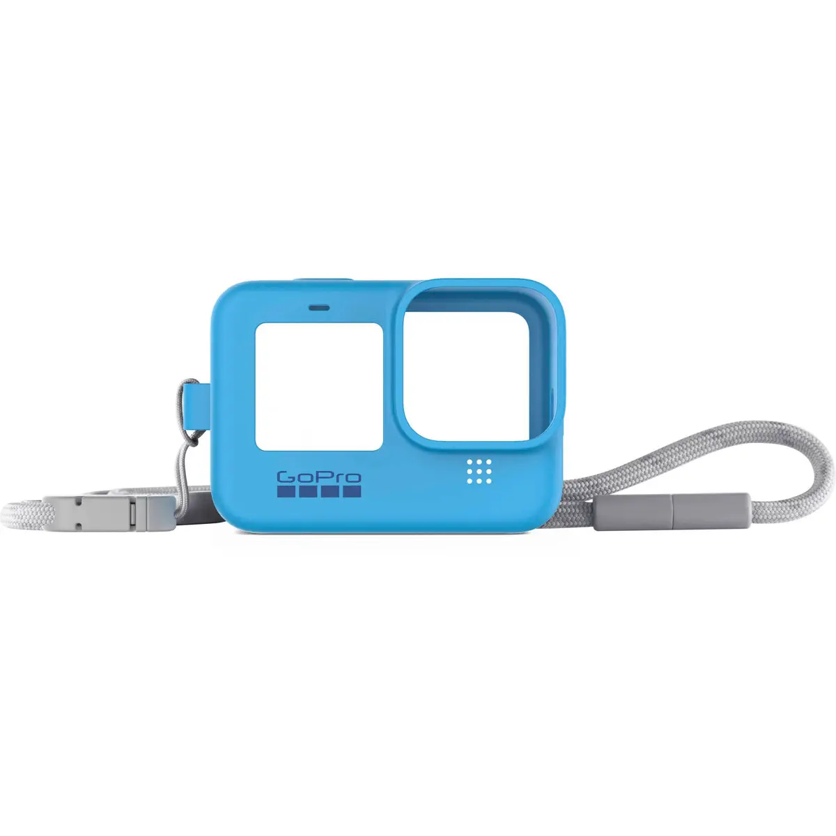 GoPro Silicone Sleeve with Lanyard - Clip, Mount & Protection for HERO12/11/10/9 Camera & HERO Series, Blue Action Camera Accessory