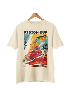 Cars Lightning McQueen Inspired Vintage Race T-Shirt Unisex T-shirt Birthday Shirt Gift For Men Women Sweatshirt